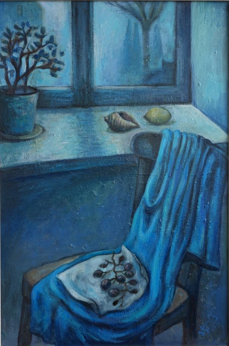 Blue Still Life with Chair